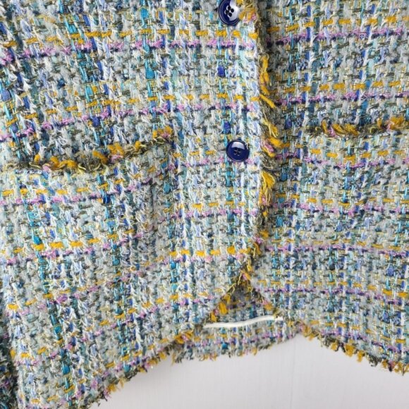 Barneys New York Preppy Tweed Made in Italy Blazer - Picture 6 of 9